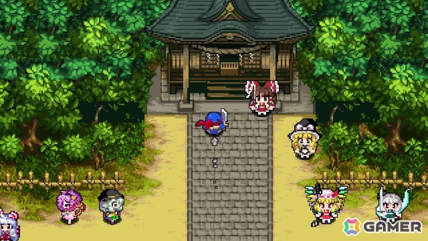 「クラシックダンジョンX3」と「東方Project」とのコラボ企画が発表！霊夢や魔理沙、博麗神社をイメージしたマップも登場の画像21