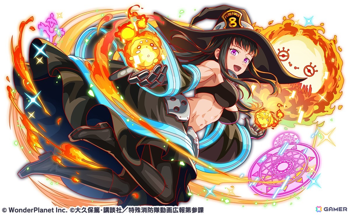 「クラッシュフィーバー」とアニメ「炎炎ノ消防隊 参ノ章」とのコラボイベントが5月31日より開催!森羅日下部&アーサー・ボイルや新門 紅丸らがガチャに登場の画像