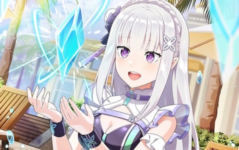 「フェスバ＋」で「Re:ゼロから始める異世界生活」とのコラボイベントがスタート！新ヒーロー「エミリア（CV：高橋李依）」のバトルウェア2種がガチャに登場