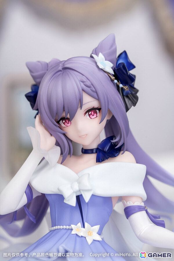 「原神」より「刻晴・煌めく夜の宴Ver.」1/8スケールフィギュアが登場！月夜にたなびく雲のような幻想的な佇まいに注目の画像2