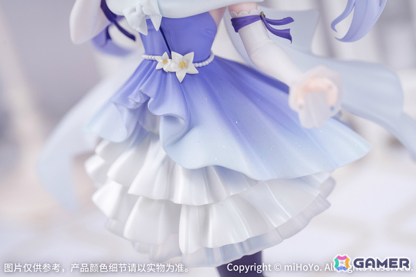 「原神」より「刻晴・煌めく夜の宴Ver.」1/8スケールフィギュアが登場！月夜にたなびく雲のような幻想的な佇まいに注目の画像3