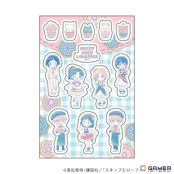 TVアニメ「スキップとローファー」美津未たちが“お菓子ドレス”を着たイラストを使用した新作グッズが登場！の画像20