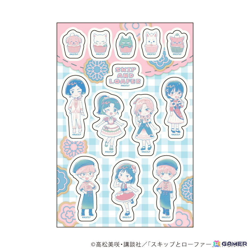 TVアニメ「スキップとローファー」美津未たちが“お菓子ドレス”を着たイラストを使用した新作グッズが登場!の画像