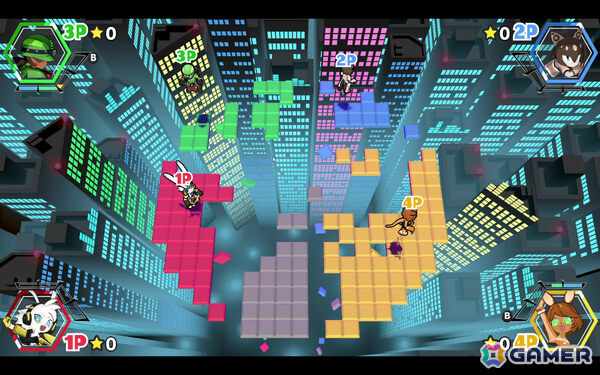 ハイテンポ＆スリリングなホッピング陣取りバトル「POGO Stadium」の体験版がSteamで配信！の画像