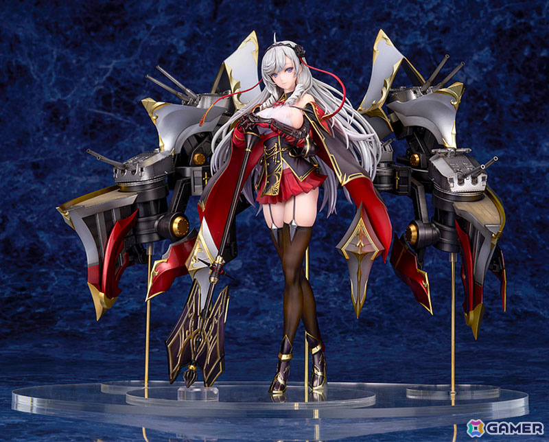 「アズレン」アルジェリーが1/7スケールで立体化!艤装も細部まで緻密に作り込まれ密度感たっぷりの出来栄えの画像