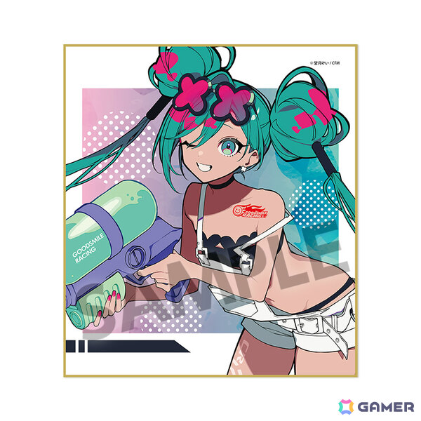 「レーシングミク 2025Ver.」望月けいさんによる描き下ろしイラストを使用したビジュアルアクリルプレート、ミニ色紙が登場！の画像8