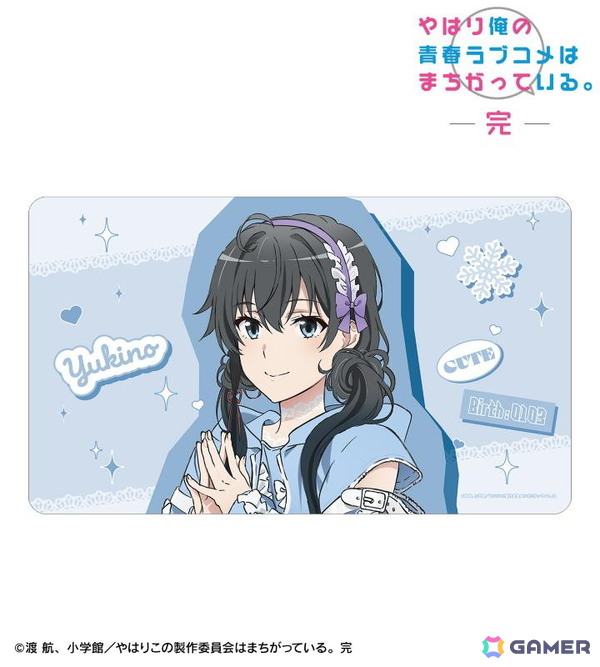 「やはり俺の青春ラブコメはまちがっている。完」かわいい私服がテーマの描き下ろしグッズなどがAMNIBUSで販売！の画像12
