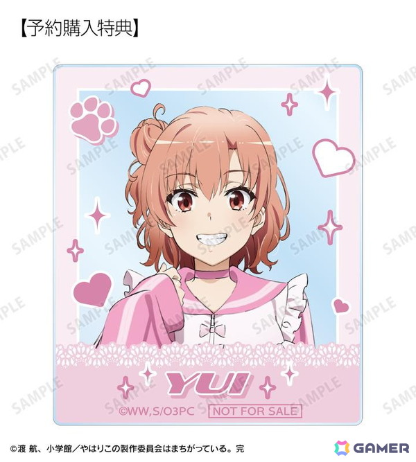 「やはり俺の青春ラブコメはまちがっている。完」かわいい私服がテーマの描き下ろしグッズなどがAMNIBUSで販売！の画像3