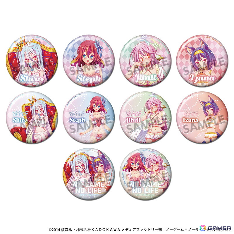 ノーゲームノーライフ　パジャマパーティ ナイトウェア　ミニ色紙　コンプセット ノーゲーム・ノーライフ POP UP SHOP ～パジャマパーティー