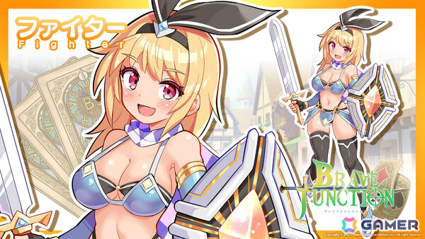 ブラックジャックでバトルするRPG「Brave×Junction」の体験版がSteamで配信！の画像2