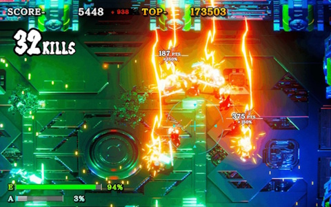 見下ろし型2Dアクションゲーム「NINJA REVENGER」のSwitch版が6月5日に配信！復讐に燃えるサイバーニンジャを操り狂乱を解き放とう
