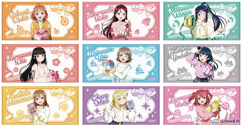 「ラブライブ!サンシャイン!!」“Aqoursからキミにプレゼント”がテーマの描き下ろしイラストグッズが6月7日に発売!の画像