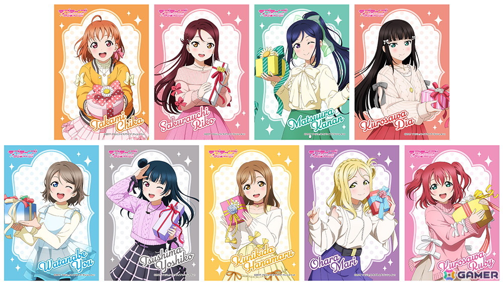 「ラブライブ!サンシャイン!!」“Aqoursからキミにプレゼント”がテーマの描き下ろしイラストグッズが6月7日に発売!の画像