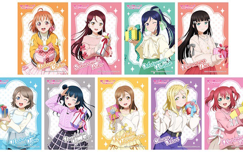 「ラブライブ！サンシャイン!!」“Aqoursからキミにプレゼント”がテーマの描き下ろしイラストグッズが6月7日に発売！