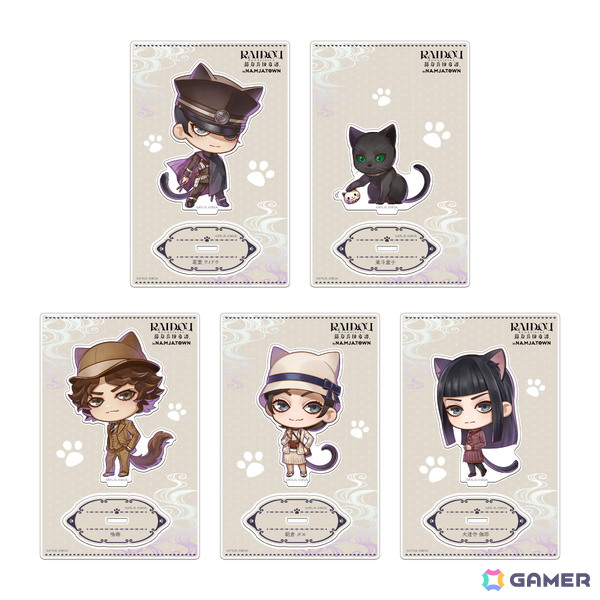 「RAIDOU Remastered: 超力兵団奇譚」とナンジャタウンのコラボが6月14日より開催！ライドウや鳴海らが“ねこ耳としっぽ”姿の描き起こしイラストで登場の画像7