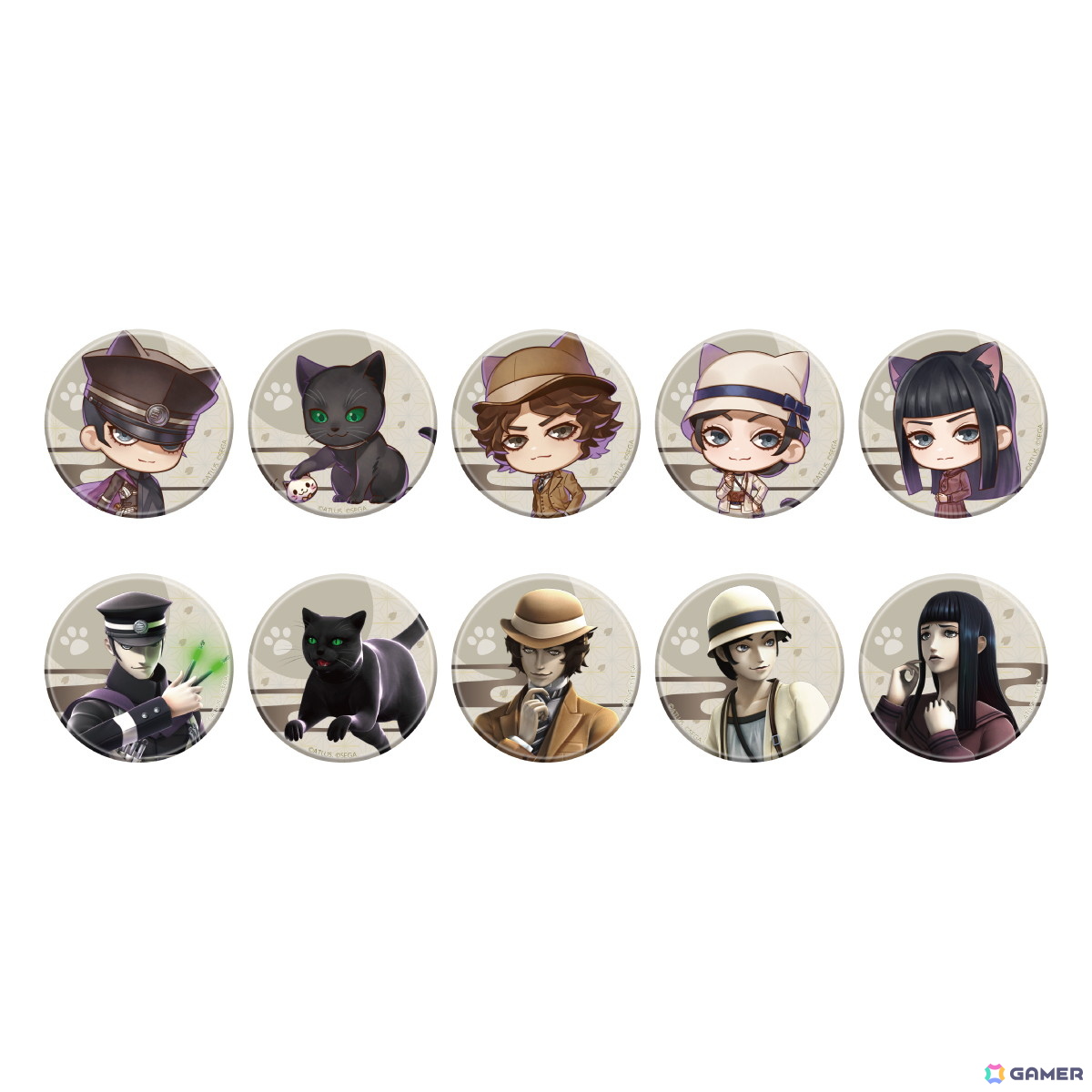 「RAIDOU Remastered: 超力兵団奇譚」とナンジャタウンのコラボが6月14日より開催!ライドウや鳴海らが“ねこ耳としっぽ”姿の描き起こしイラストで登場の画像