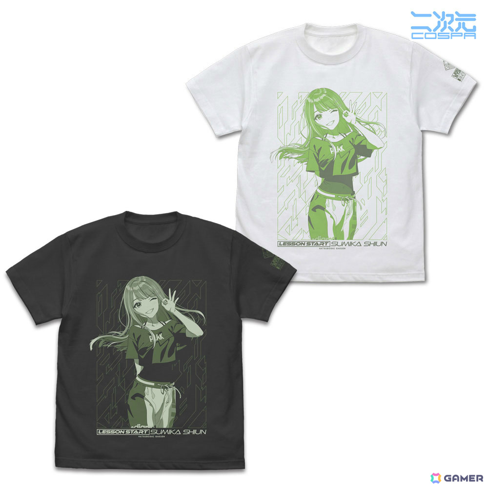 「学マス」咲季たち12人のTシャツや初星学園デザインのレザーカードケースなどが二次元コスパより登場!の画像
