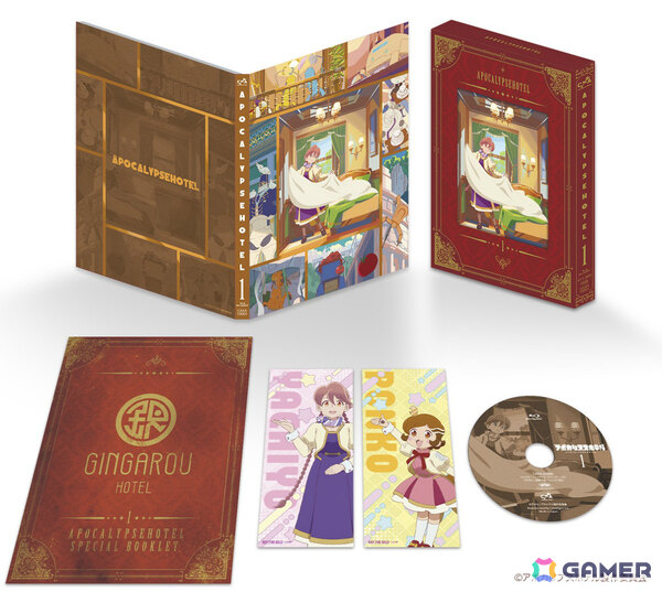 TVアニメ「アポカリプスホテル」Blu-ray第2巻の描き下ろしジャケットイラストが解禁！第9話挿入歌「ぽんぽこうた」は第3巻の特典サントラCDに収録の画像2