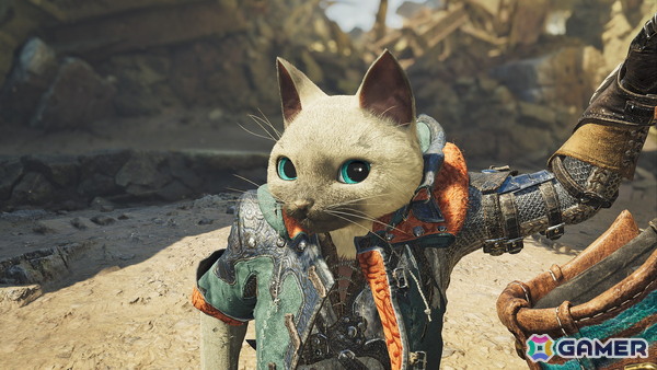 「モンスターハンターワイルズ」アイルーの顔を模した頭装備「【アイルーフェイクα】」を入手できるイベントクエスト「三人寄ればケマトリス！」が配信！の画像2