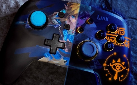 「ゼルダの伝説　ブレス オブ ザ ワイルド」デザインのSwitchコントローラーが6月27日に発売！ゴースト LEDライティングで暗闇から祠の模様が浮かび上がる
