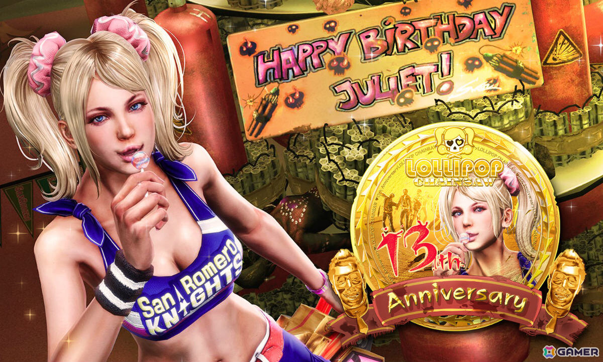 「LOLLIPOP CHAINSAW」13周年を記念してリメイク版の40％オフセールが開催！新コスチューム「ファンキーアフロ」やフォトフレームも6月12日に追加の画像