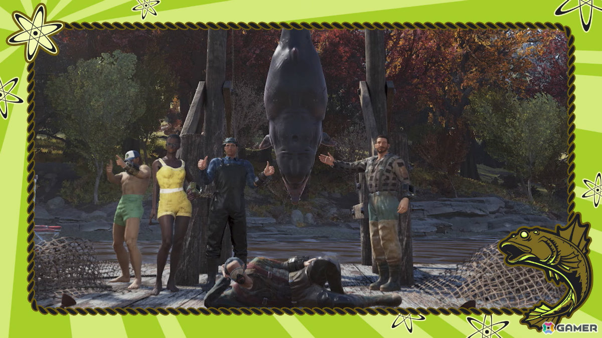 「Fallout 76」釣りを楽しめるようになる無料アップデート「Gone Fission」が配信！魚を食べて回復や追加効果を得ることもの画像11