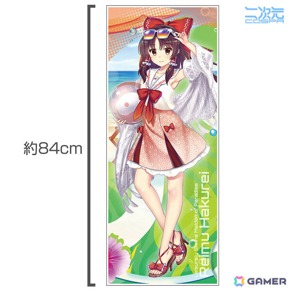 「東方LostWord」夏らしい装いの霊夢、魔理沙がハイブリッドフェイスタオルとなって登場！「博麗神社夏祭り2025inよみうりランド」で先行販売の画像3