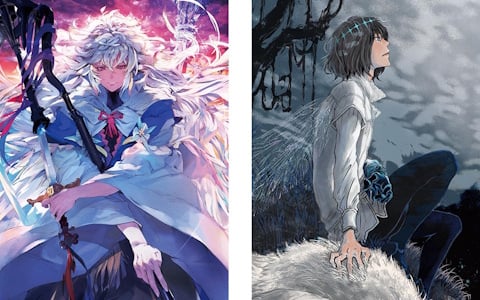 「Fate/Grand Order Servant Art Works I・II -最終再臨画集-」がアニメイトで予約受付中！マーリンとオベロンのポストカードがそれぞれの特典に