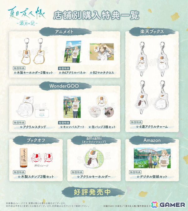 「夏目友人帳 ～葉月の記～」が発売！ニャンコ先生（CV：井上和彦）がゲームを紹介する記念PVが公開の画像8