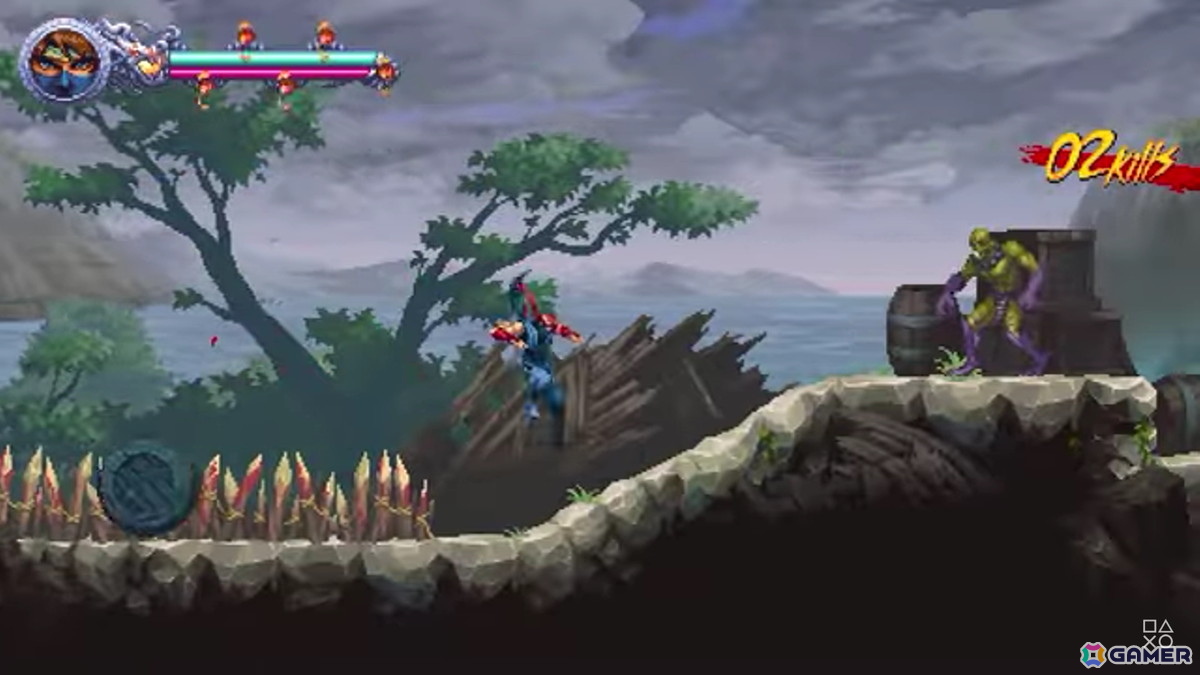 2D忍者アクション「NINJA GAIDEN: Ragebound」の配信日が8月1日に決定！二人の新主人公・ケンジとクモリが魔神軍団に挑むの画像4
