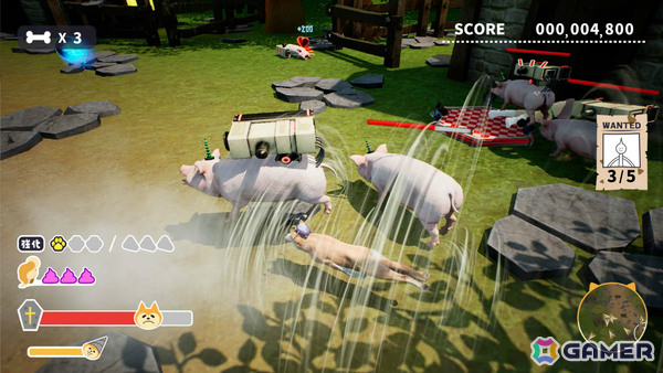 ドリル星人に寄生された犬が主役のシュール＆おバカな3Dアクション「わんドリル」がSteam Nextフェス 6月エディションに出展！の画像