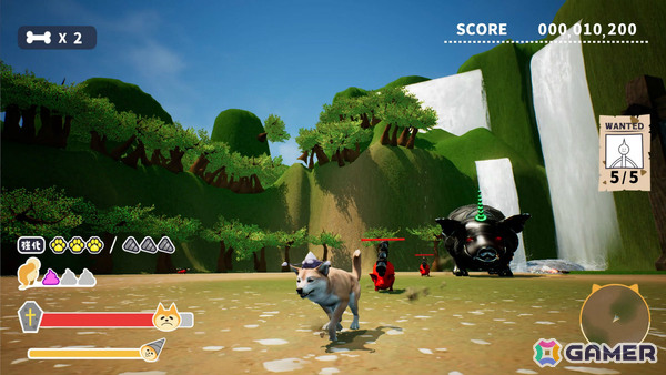 ドリル星人に寄生された犬が主役のシュール＆おバカな3Dアクション「わんドリル」がSteam Nextフェス 6月エディションに出展！の画像