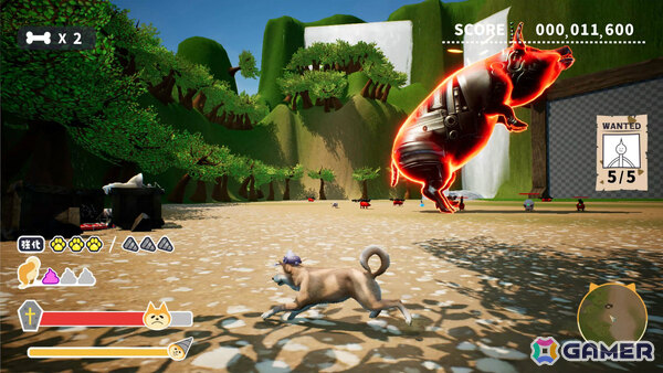 ドリル星人に寄生された犬が主役のシュール＆おバカな3Dアクション「わんドリル」がSteam Nextフェス 6月エディションに出展！の画像