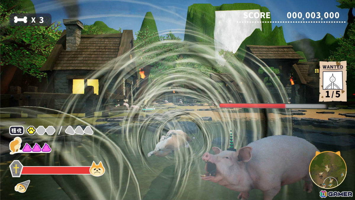 ドリル星人に寄生された犬が主役のシュール＆おバカな3Dアクション「わんドリル」がSteam Nextフェス 6月エディションに出展！の画像2