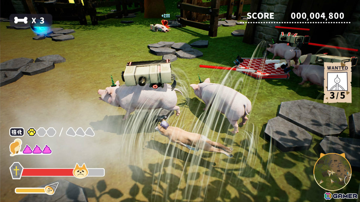 ドリル星人に寄生された犬が主役のシュール＆おバカな3Dアクション「わんドリル」がSteam Nextフェス 6月エディションに出展！の画像4