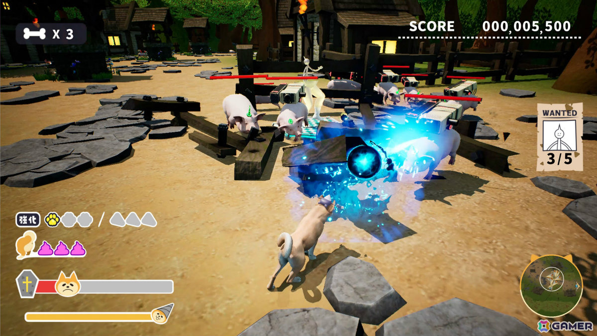 ドリル星人に寄生された犬が主役のシュール＆おバカな3Dアクション「わんドリル」がSteam Nextフェス 6月エディションに出展！の画像5