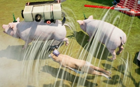 ドリル星人に寄生された犬が主役のシュール＆おバカな3Dアクション「わんドリル」がSteam Nextフェス 6月エディションに出展！