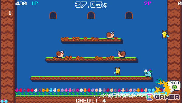 80年代後半のアーケードゲームを彷彿とさせる固定画面アクション「ブルームパラダイス」が6月19日にリリース!の画像