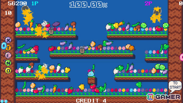 80年代後半のアーケードゲームを彷彿とさせる固定画面アクション「ブルームパラダイス」が6月19日にリリース!の画像
