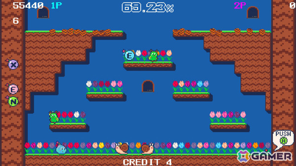 80年代後半のアーケードゲームを彷彿とさせる固定画面アクション「ブルームパラダイス」が6月19日にリリース!の画像