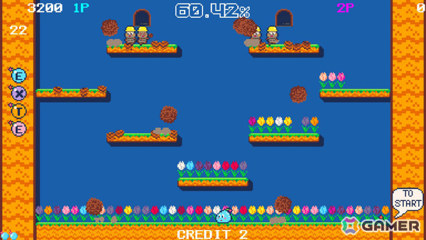 80年代後半のアーケードゲームを彷彿とさせる固定画面アクション「ブルームパラダイス」が6月19日にリリース!の画像