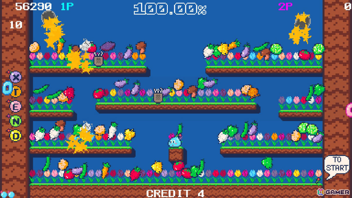 80年代後半のアーケードゲームを彷彿とさせる固定画面アクション「ブルームパラダイス」が6月19日にリリース！の画像3