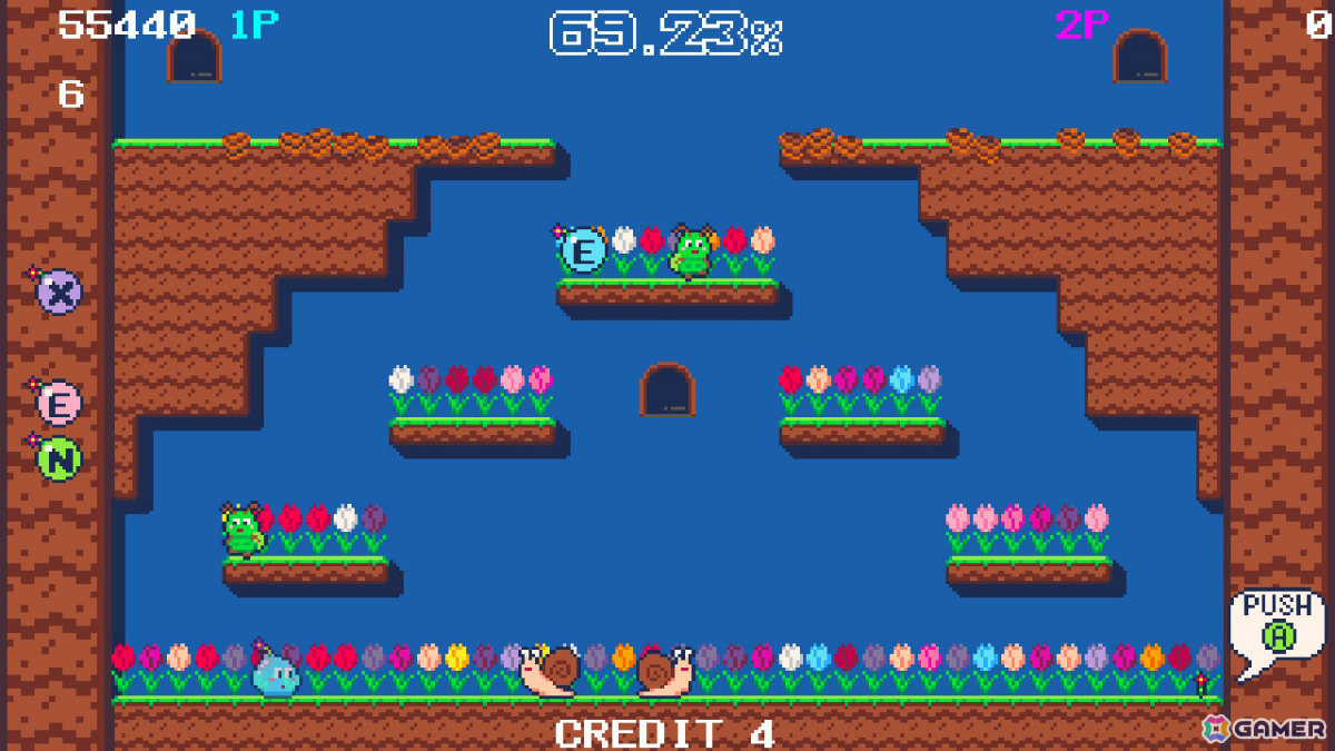 80年代後半のアーケードゲームを彷彿とさせる固定画面アクション「ブルームパラダイス」が6月19日にリリース！の画像6