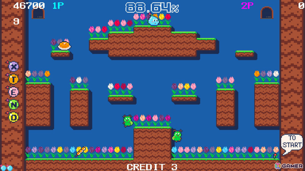 80年代後半のアーケードゲームを彷彿とさせる固定画面アクション「ブルームパラダイス」が6月19日にリリース！の画像7