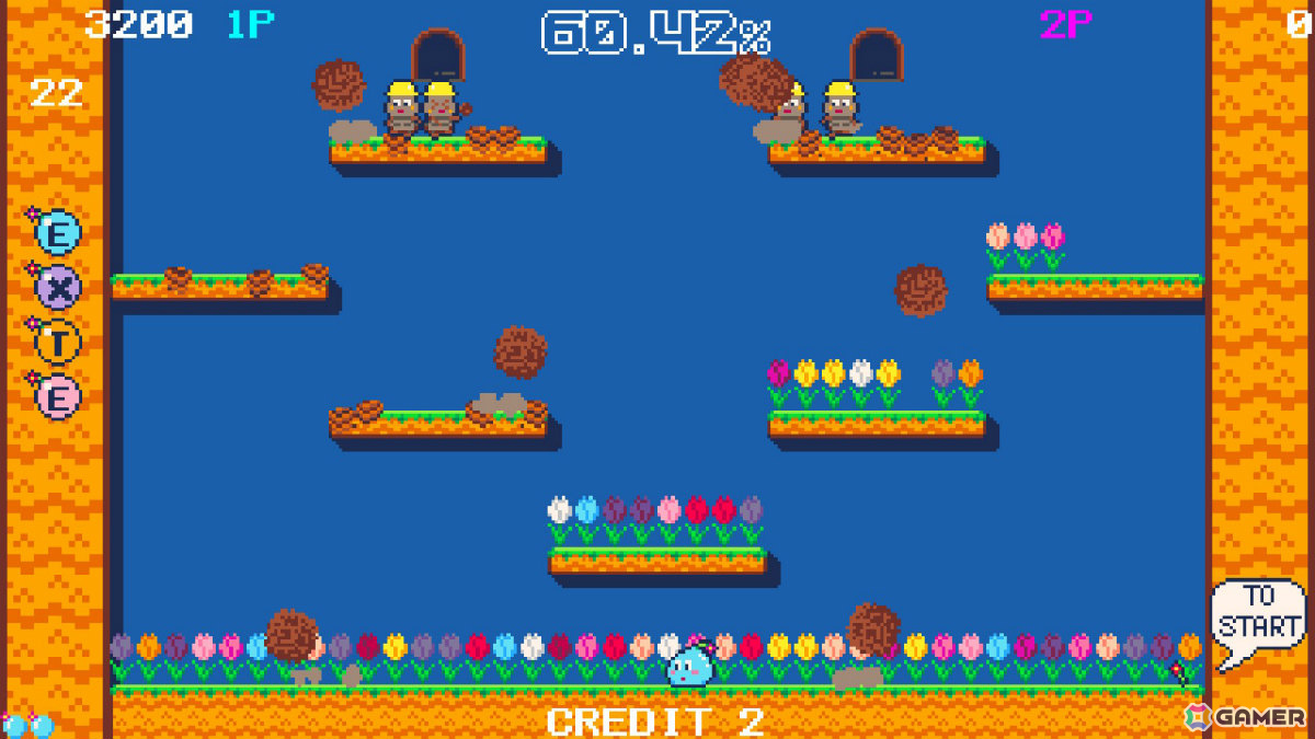 80年代後半のアーケードゲームを彷彿とさせる固定画面アクション「ブルームパラダイス」が6月19日にリリース！の画像8
