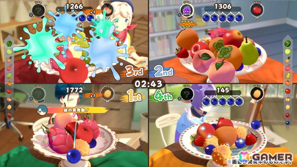対戦型アクションパズルゲーム「フルーツマウンテン パーティ」のSteam無料体験版が配信！アート（CV：夜道雪）たち主要キャラの新ビジュアルや情報も公開の画像4