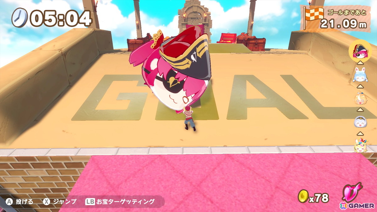 マリン船長の“お宝”を転がす3Dパズルアクション「ホロライブごろごろマウンテン」の無料体験版がSteamにて配信！の画像15