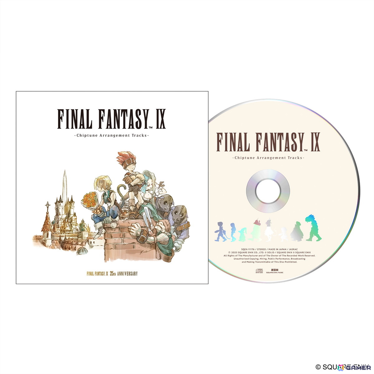「ファイナルファンタジーIX」の 発売25周年記念くじが7月7日に発売!お座りポーズが愛らしいビビのぬいぐるみや板鼻利幸氏の描き下ろしイラストグッズを展開の画像