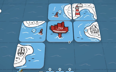 海岸線が繋がるように自分たちだけの地図を作り上げていく協力型タイル配置探索ゲーム「Beacon Patrol」がSteamで2025年内にリリース！