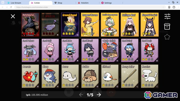 ホロライブタレントを人気配信者に育てるクリッカーゲーム「Holoidle」がSteamにて配信！森カリオペさん、がうる・ぐらさん、宝鐘マリンさんが登場の画像